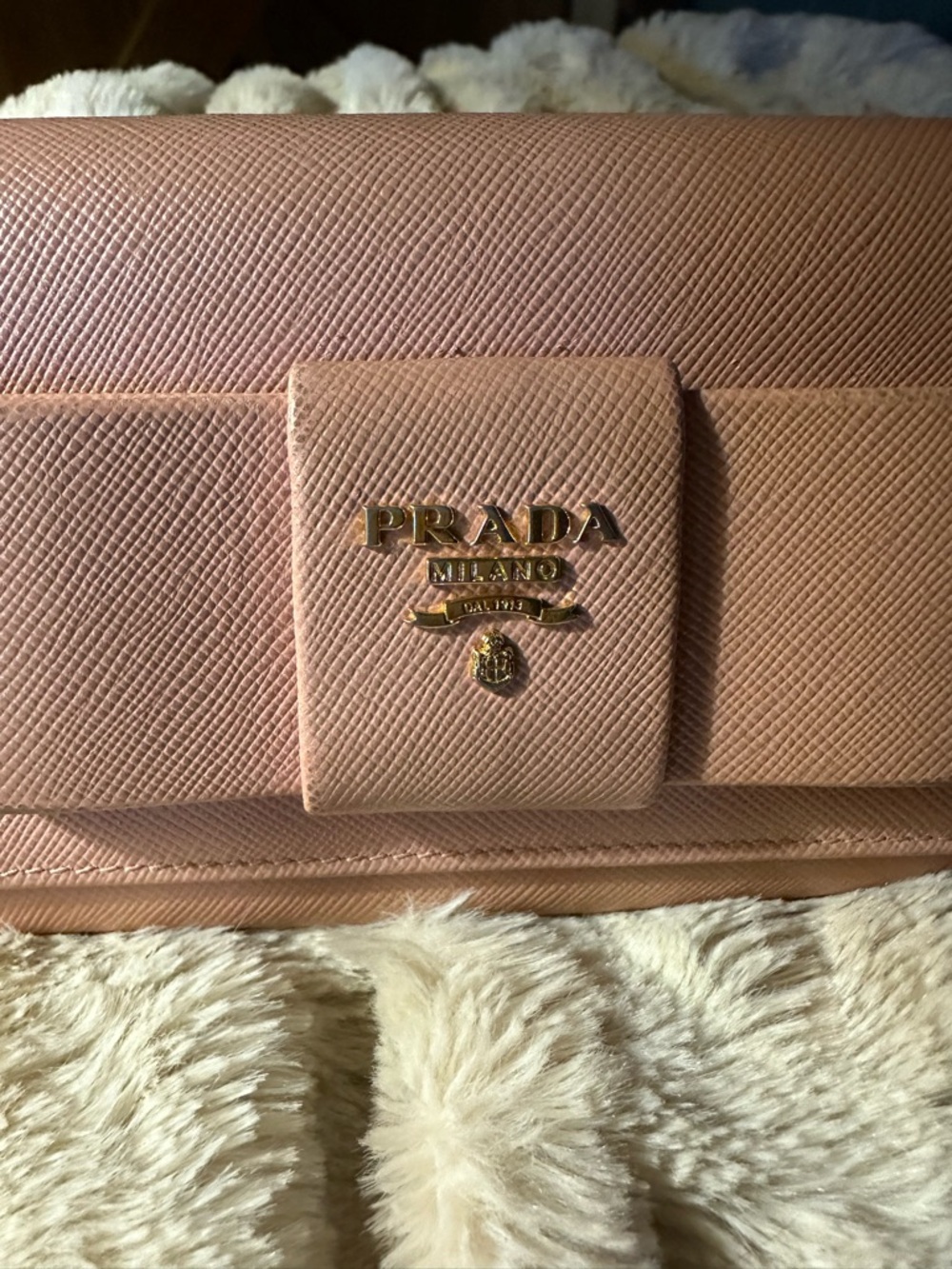 Prada Large Bow Wallet - Picture 2 of 9